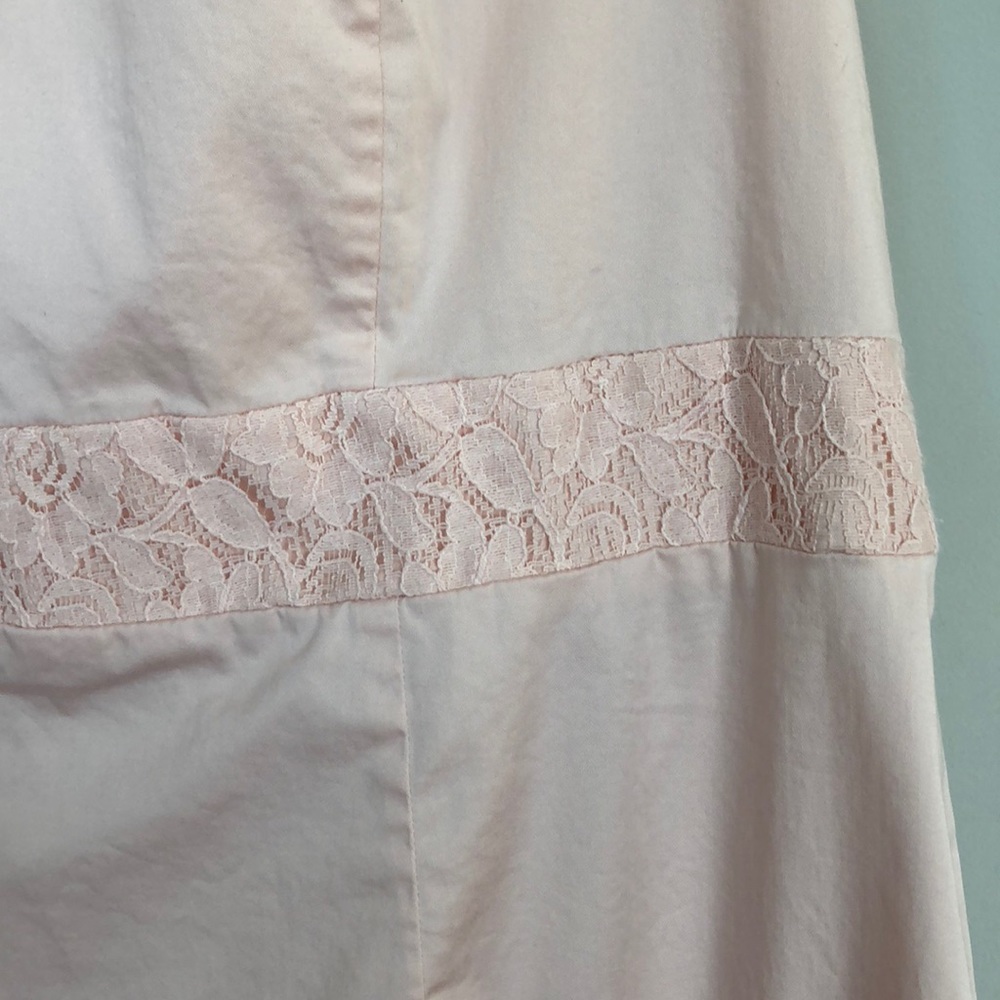 PINK LACE KNEE LENGTH DRESS - Picture 7 of 8